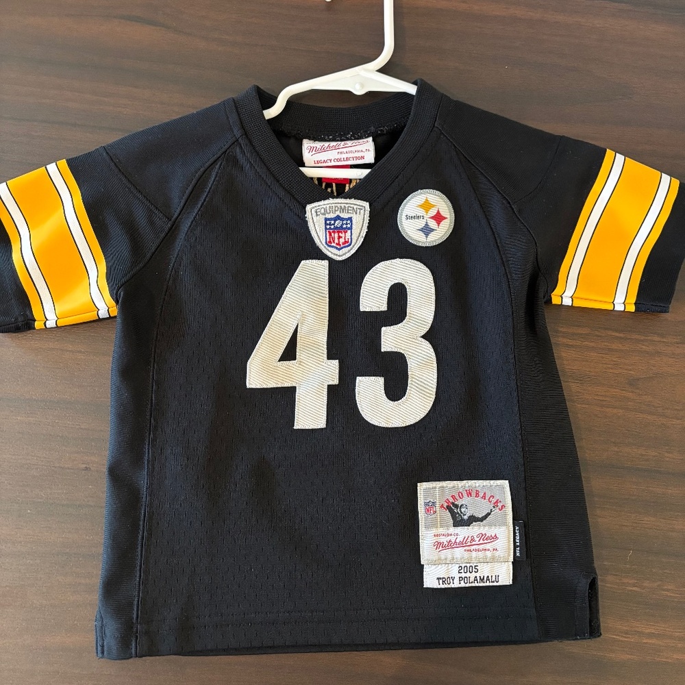 2T Steelers Polamalu Jersey